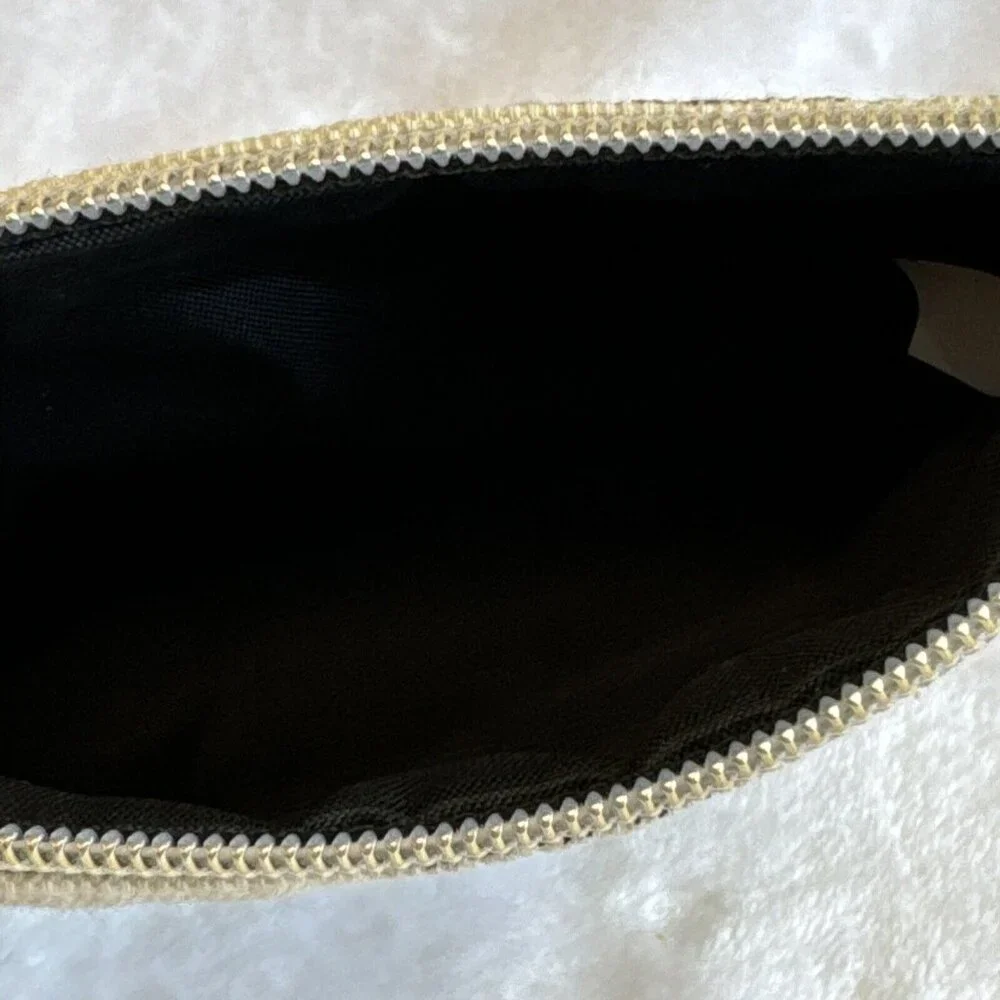 SOPHIA JOY Makeup Cosmetic Zipper Bag Stripes Travel Purse Organizer‎